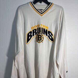 Boston Bruins Lee Crewneck Vintage Mens XL Sweater Pullover
